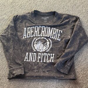 Abercrombie & Fitch Kids Charcoal Long Sleeve Tee
